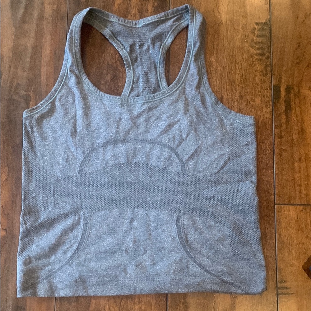 Gray Athletic Tank Top